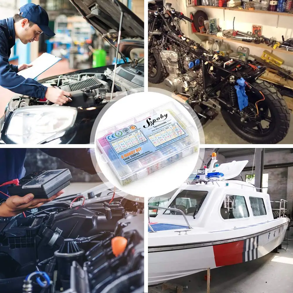 640 шт. Термоусадочные соединители для припоя