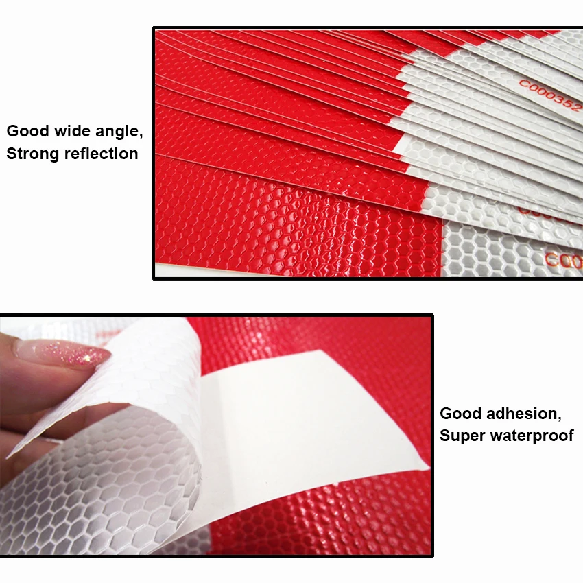 

Car Safety Car Door Security Anti-Collision Warning Reflective Stickers Open Stickers Long Distance Reflective Paper Car Sticker