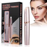 mini electric eyebrow trimmer lipstick epilator pen eyebrow hair remover painless eye brow trimmer