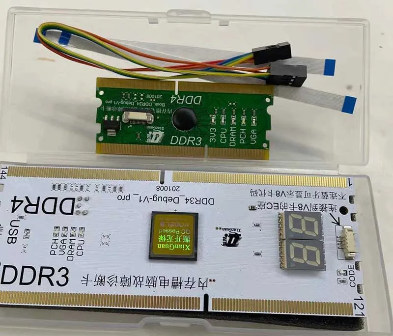 

Desktop Laptop Notebook Motherboard Mainboard Tester Debug Card Support Memory DDR3 DDR4 Slot Interface