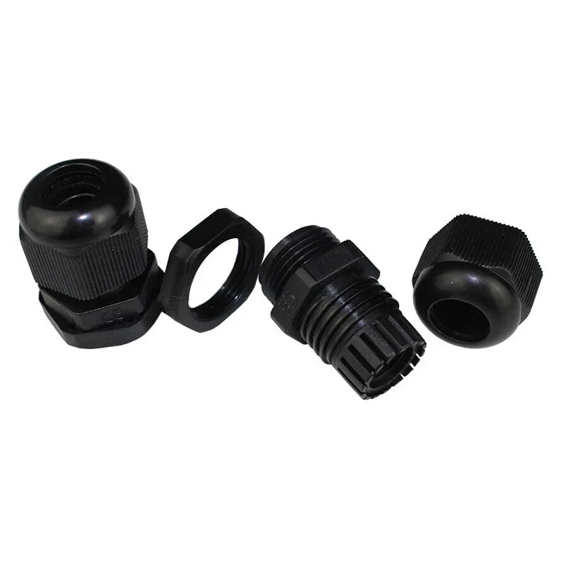 10 шт. IP68 PG7 для 3 6 5 мм PG9 PG11 PG13.5 PG16 PG19 проводной кабель CE белый черный