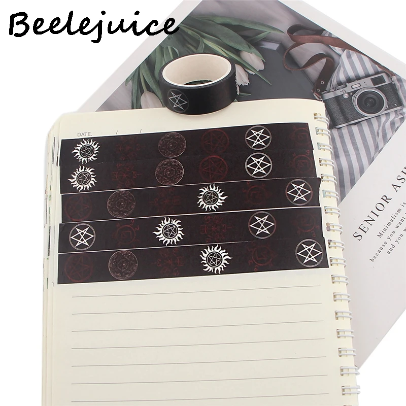 

Supernatural SPN DIY Washi Tape Paper Office Stationery School Supply Tapes Home Decorations Scrapbooking Stickers Accessories