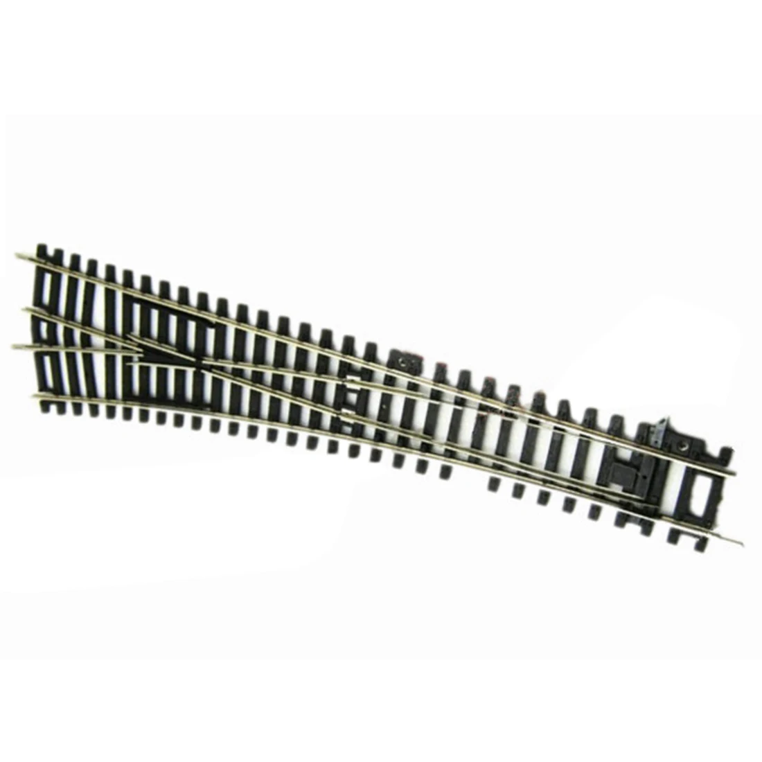 without Roadbed Bolt Новое поступление 1: 87 HO Масштаб WL левая бифуркационная дорожка с или без болта для дорожного полотна набор для модели поезда строительный комплект-черный - Цвет: without Roadbed Bolt