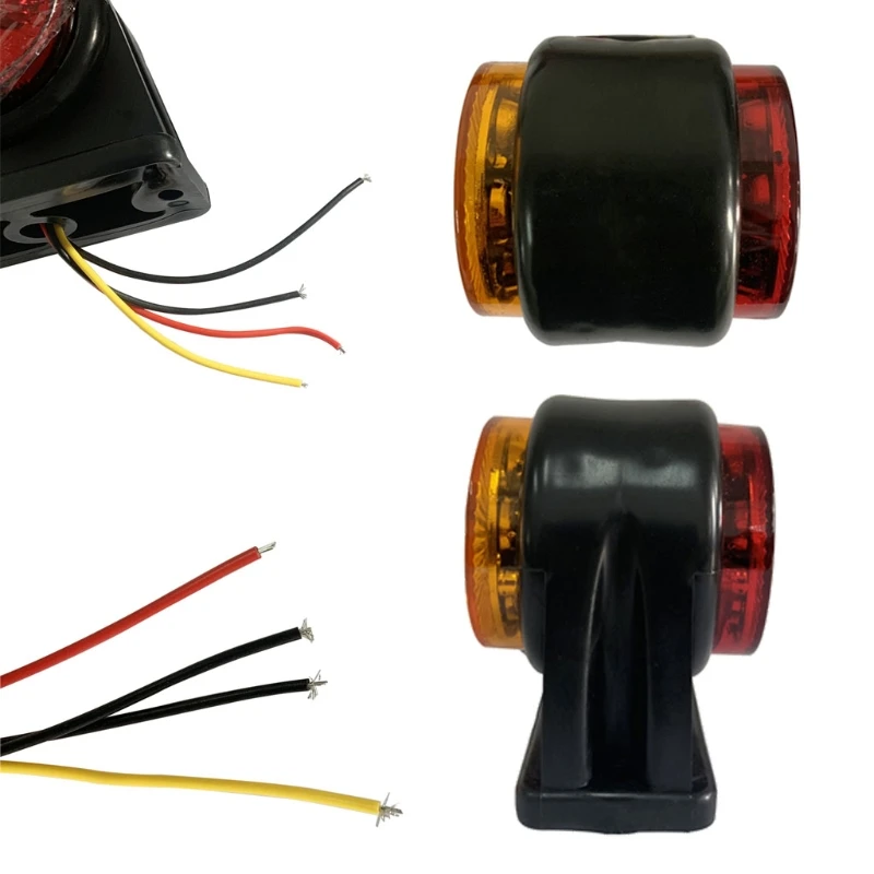 

Car Trailer LED Side Marker Light Yellow Red Turn Signal Clearance Light Dropshipping