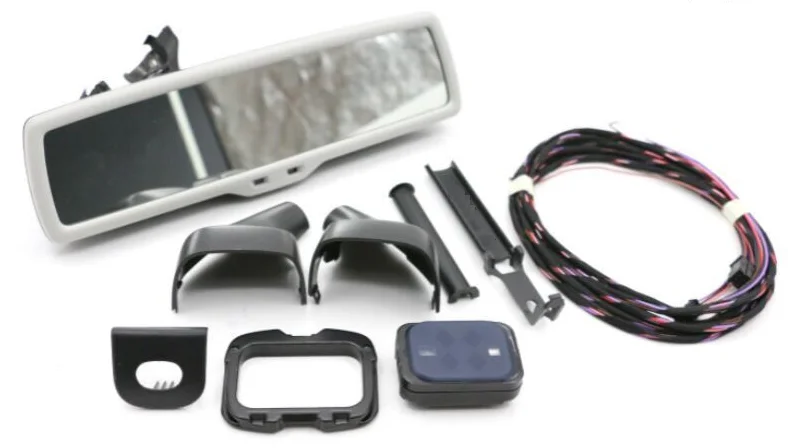 Автомобильное зеркало заднего вида с переключателем света + Датчик