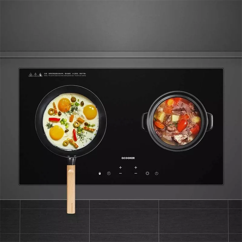 YOUPIN Double Mouth Induction Cooker Electric Ceramic Stove Double Head Induction Cooker 3500W