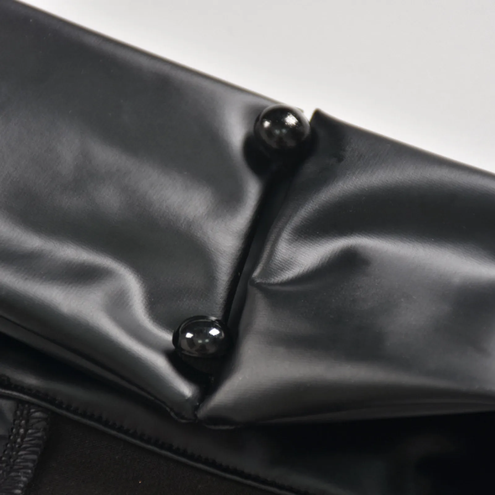 

Women's Fashion Casual Solid Color Sleeveless Sexy Leather Super Short Vest