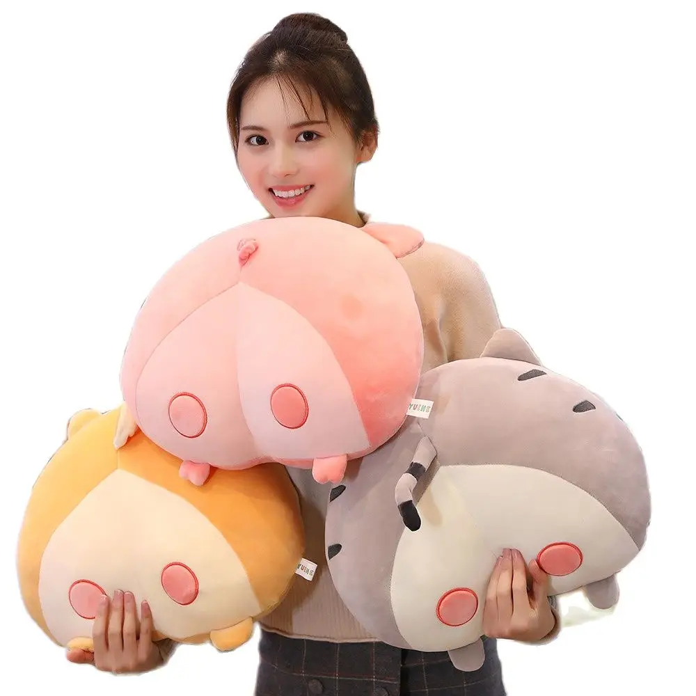 

Cat Butt Plush Corgi Ass Peach Mat Pillow Pig Cushion Cartoon Animal Sofa Stuffed Dog Kids Toy New Cute Novelty Corgi Plush Gift