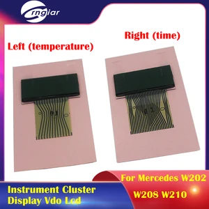 Crngiar приборный кластерный дисплей Vdo Lcd левый (температура) + правый (время) для ремонта пиксельного ленточного кабеля Mercedes W202 W208 W210