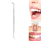 1 шт., стоматологический инструмент для чистки зубов, нержавеющая сталь