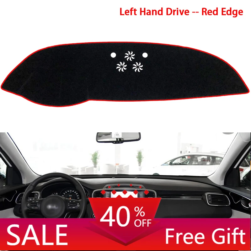 Противоскользящий коврик для приборной панели KIA Sorento UM 2015 2016 2017 2018 2019 - купить по