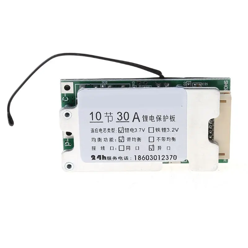 

1pc 10S 30A 36V Li-ion Lithium Battery Charge Board 18650 with Protection Balancer P9JE