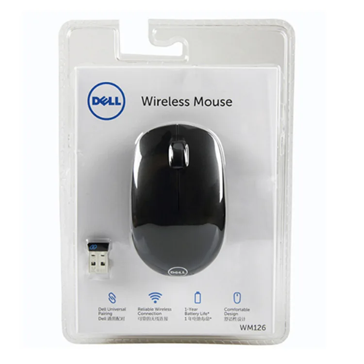 

Applicable To Dell (Non-original) Notebook Desktop USB Receiver Home Business Office Portable Wireless Mouse Wm126