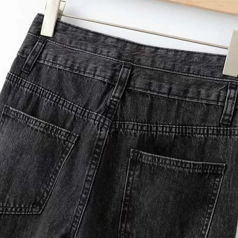 

Women's Jeans with High Waist Wide Legs denim pants 2020 Autumn Winter Korean Loose Casual Pants Straight Cowboy jeans women