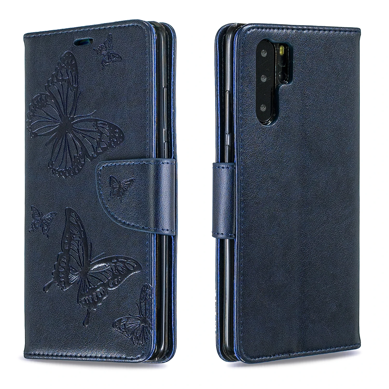 Кожаный флип чехол для Huawei P30 P20 Pro Lite Y6 Y5 2018 Mate 30 20 P Smart Honor 3D кошелек бабочка