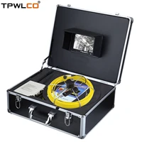 23mm camera head industrial endoscope 7 inch monitor 20m cable pipe inspection camera system equipment used for pipe inspection