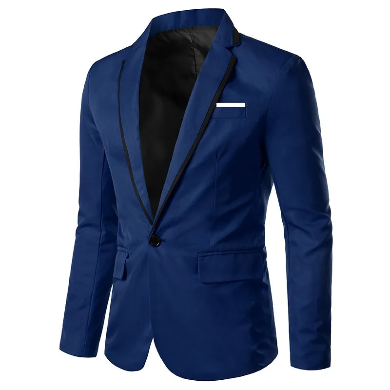 

New Arrival Luxury Men Blazer New Spring Fashion Brand High Quality Cotton Slim Fit Men Suit Masculino Blazers Men