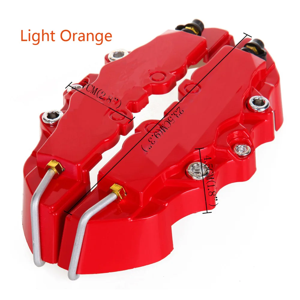 2 предмета в комплекте ABS Пластик суппорт Чехлы грузовик 3D красный полезный