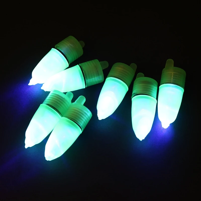 10pcs Night Float Fishing Rod Tip LED Light Alarm Bell Bite Carp Clip Alerter | Tools