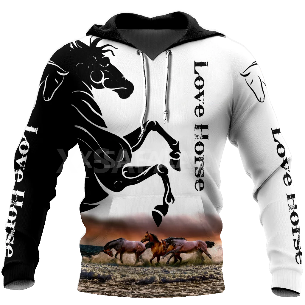 

Classical Love Horse 3D Print Hoodie Man Women Harajuku 18 Outwear Zipper Pullover Sweatshirt Casual Unisex Jacket Style