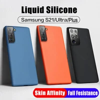 original liquid silicone case for samsung galaxy s21 s20 fe plus ultra a32 a42 a52 a72 a11 a21s a31 a51 a71 a10 a20 a30 50 a70