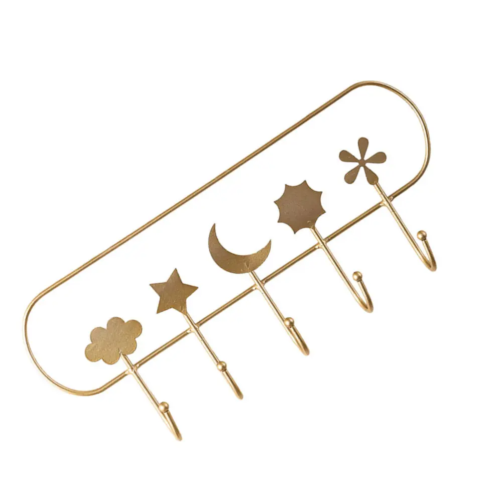 

1pc Wall-mounted Decorative Hanging Hook Clothes Hanger Storage Rack for Home