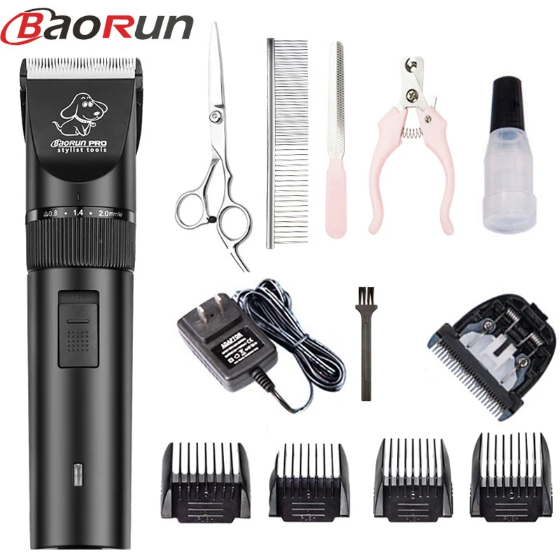 Baorun S1 20 Вт электрическая машинка для стрижки домашних животных кошек собак