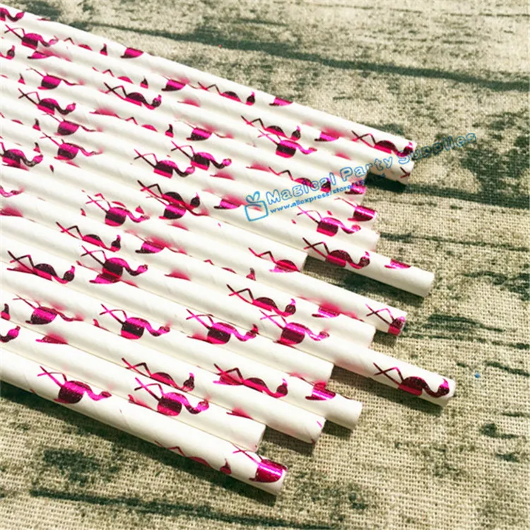 Бесплатная доставка 125 розовая фольга в виде фламинго оформление гавайском стиле