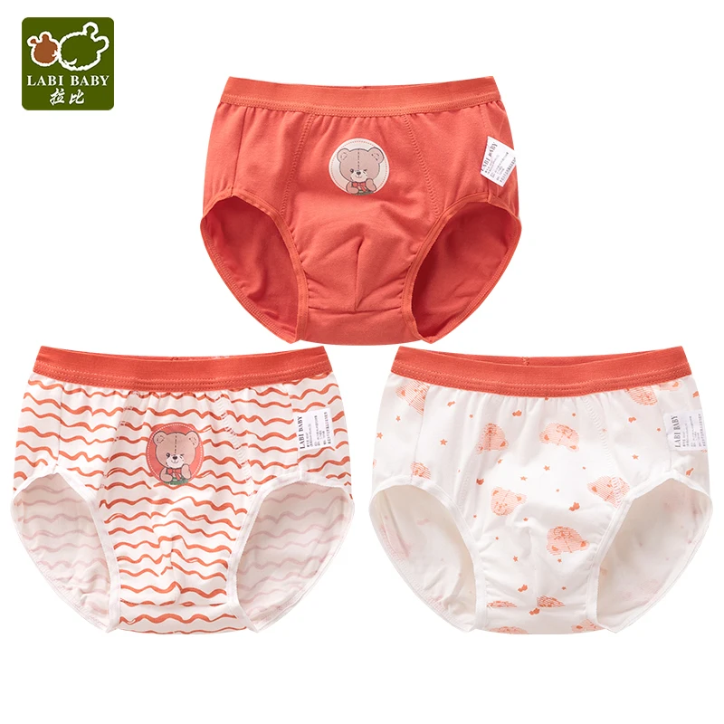 LABIBABY/комплект из 3 предметов нижнее белье для малышей трусы маленьких мальчиков с