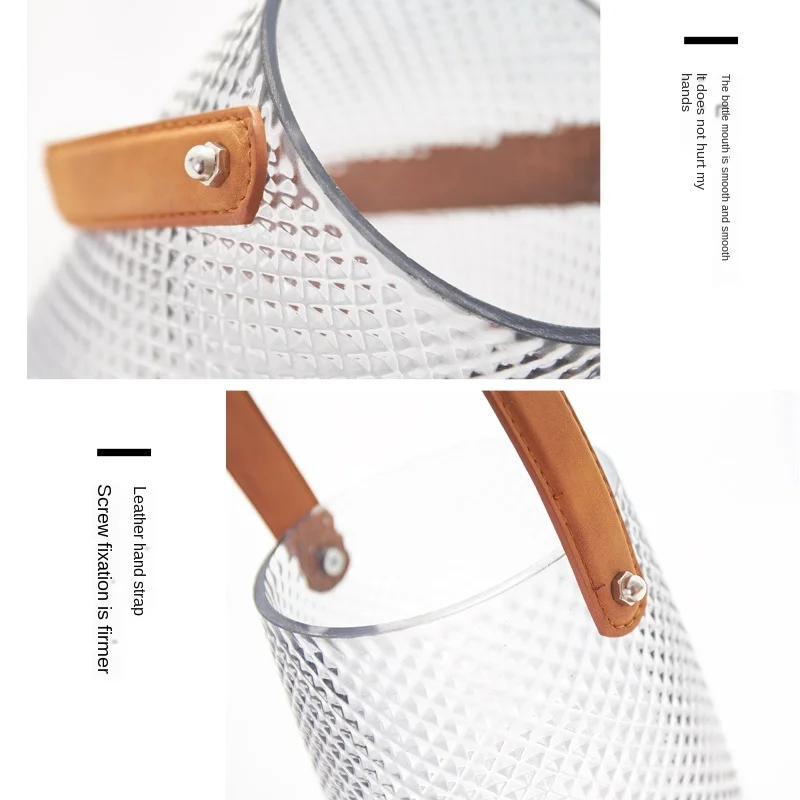 

Nordic Glass Vases Home Flower Arrangement Portable Wedding Living Room Table Flower Vase Home Decoration Hydroponic Plants