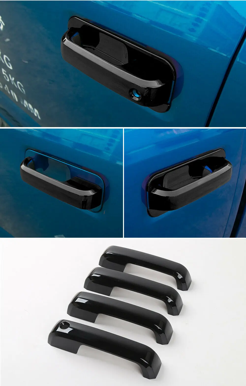 

Крышка дверной ручки без термодатчика, отделка для Ford F150 14-17