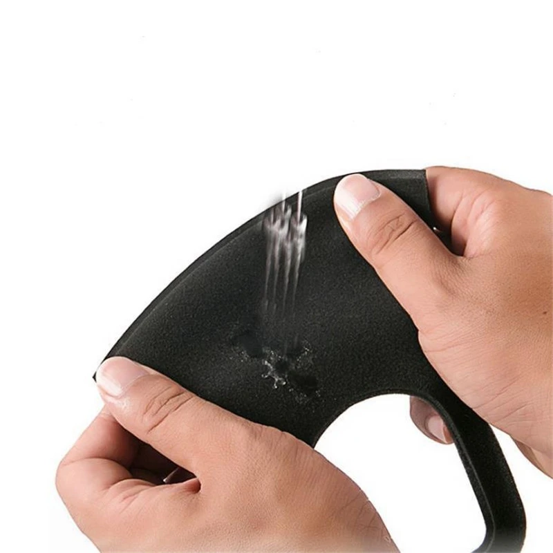 

10PCS DIY Custom Face Masks Print logo Black Dust Cotton Anti Dust Face Mask Mouth Cover Respirator Washable Adult Size