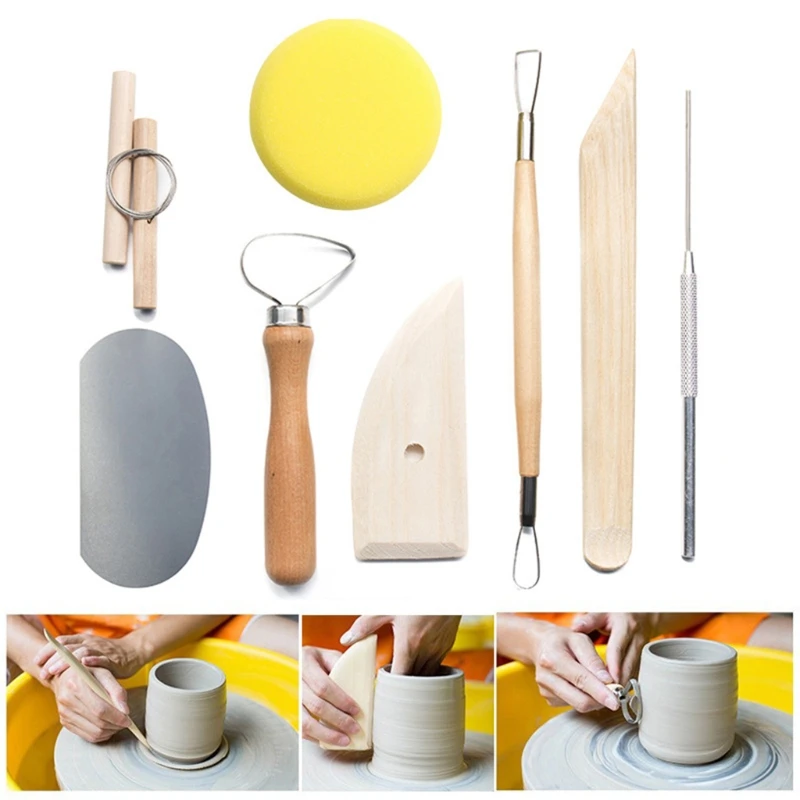 19 шт. набор инструментов для керамики и полимерной глины | Дом сад