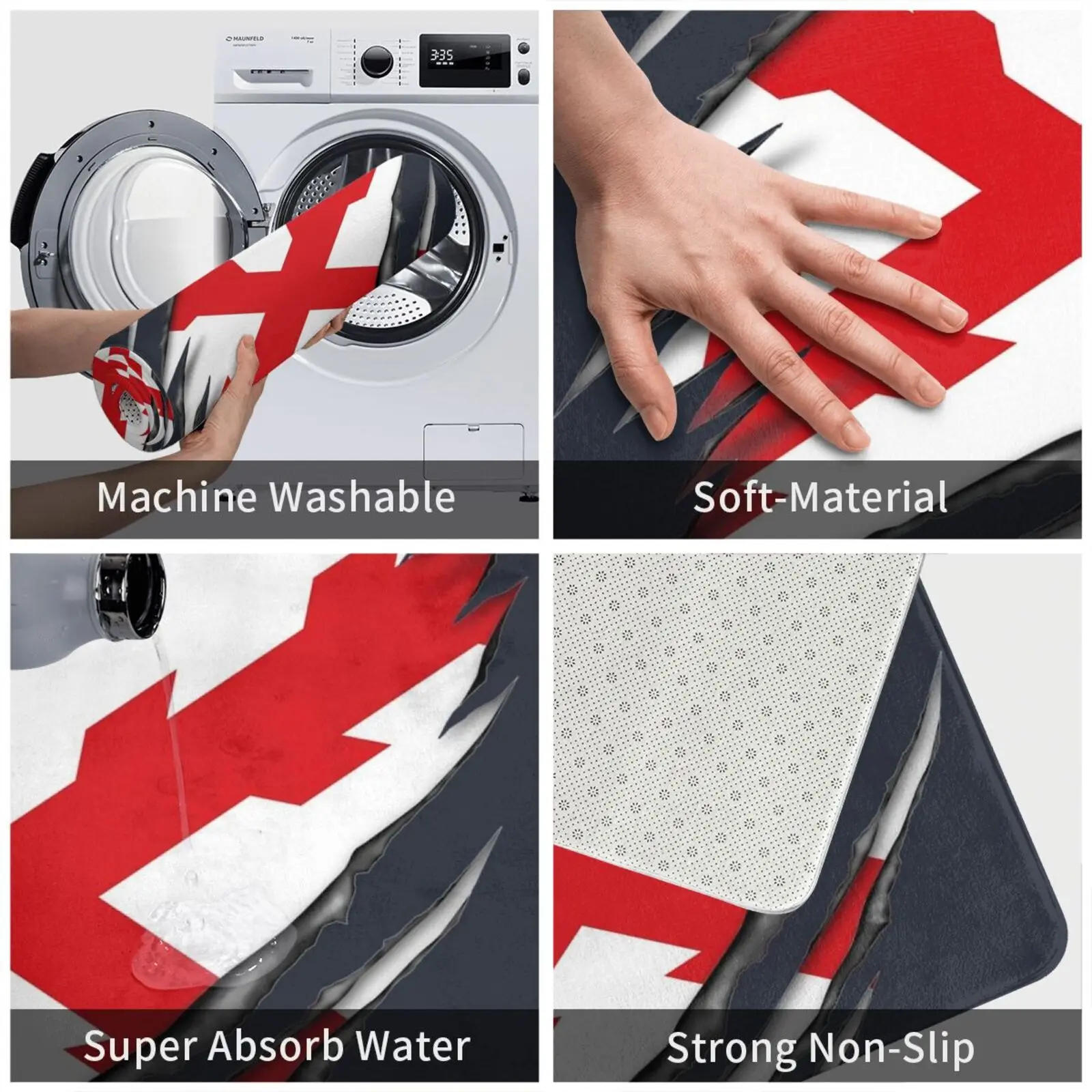 Покажите с гордостью. Коврик коврик подушка мягкий крестообразный изображением