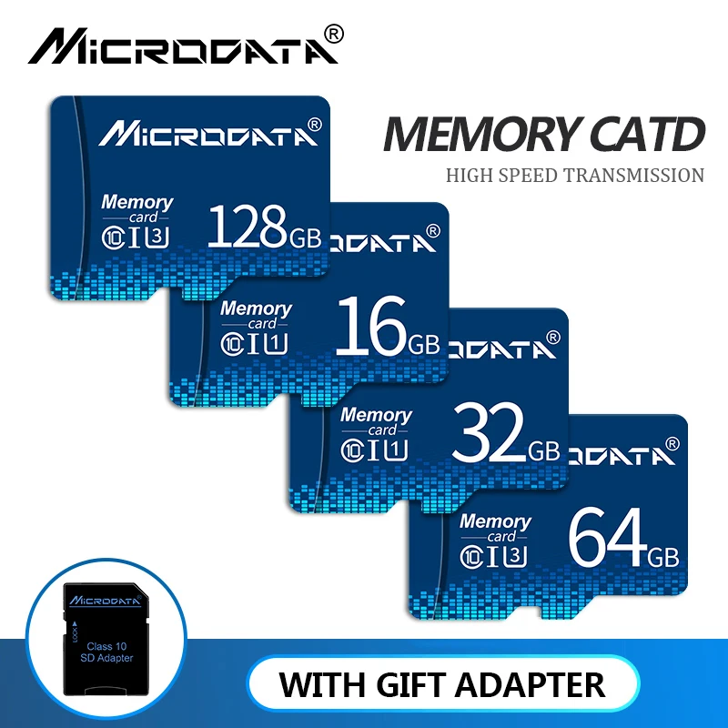 Micro SD  , 256 , 128 , 64 , 32 , 16 , 8 , 4