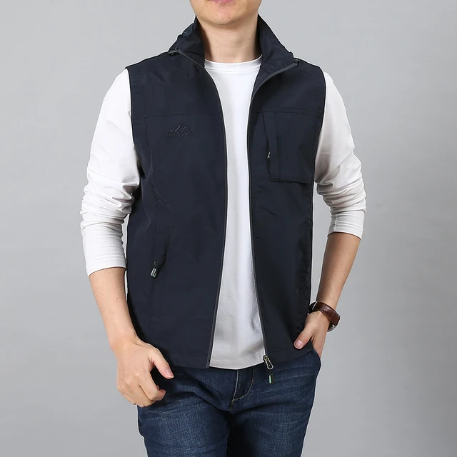 Жилет без рукавов мужской летний