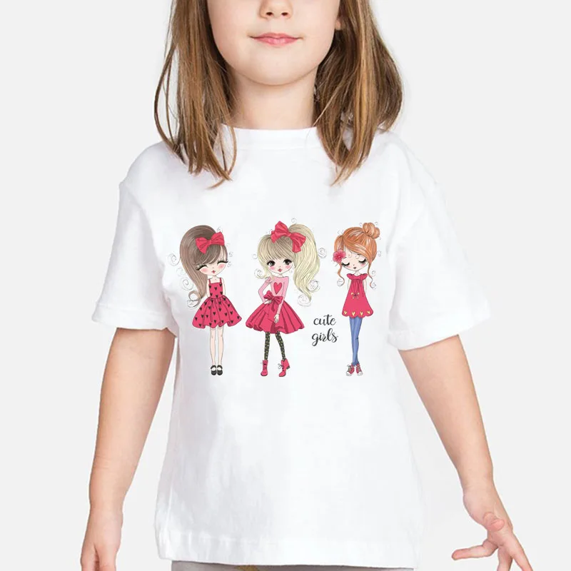 Футболка для девочек с принтом балерины розовая футболка надписью Love милая