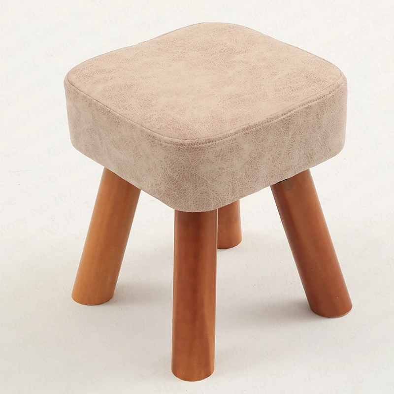 Домашний табурет из цельного дерева модный креативный детский диван для
