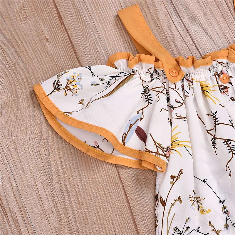 Летние пляжные наряды из 2 предметов детская одежда для девочек детские