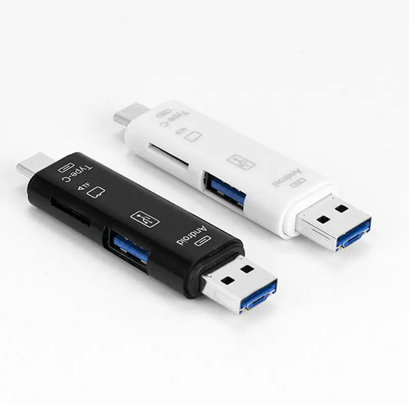 5 in 1 Card Reader Type C Micro USB OTG Adapter SD TF Lector Memory For Cardreader | Компьютеры и офис