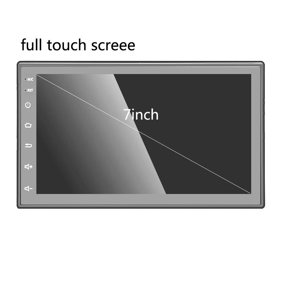 Android 2 Din Автомобильный Радио Мультимедиа Видео плеер gps навигация din 7 &quotHD