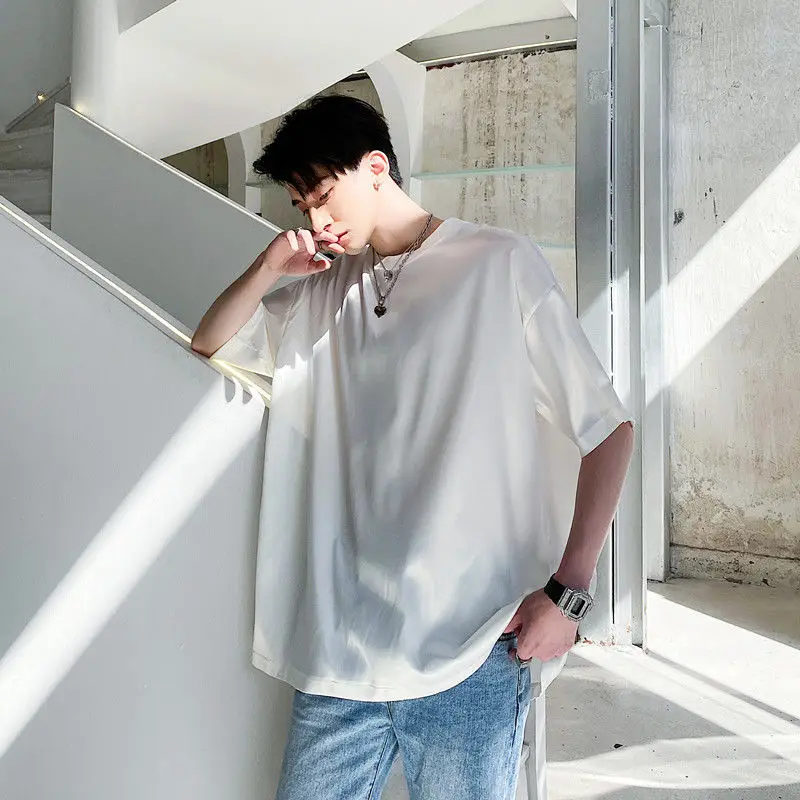 EWQ/Мужская одежда трехцветная мерсеризованная атласная ткань яркий короткий