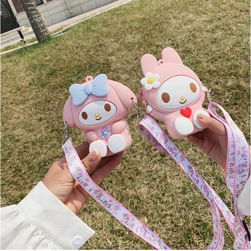 Маленький кошелек для монет с мультипликационным аниме портативный клатч