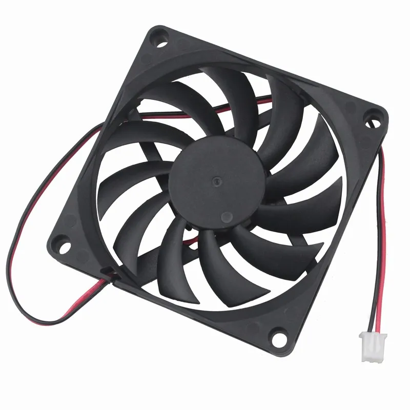 20 шт./лот GDSTIME 2 Pin 80 мм 80x80x10 8010 8 см двойной шариковый подшипник бесщеточный DC 24 В