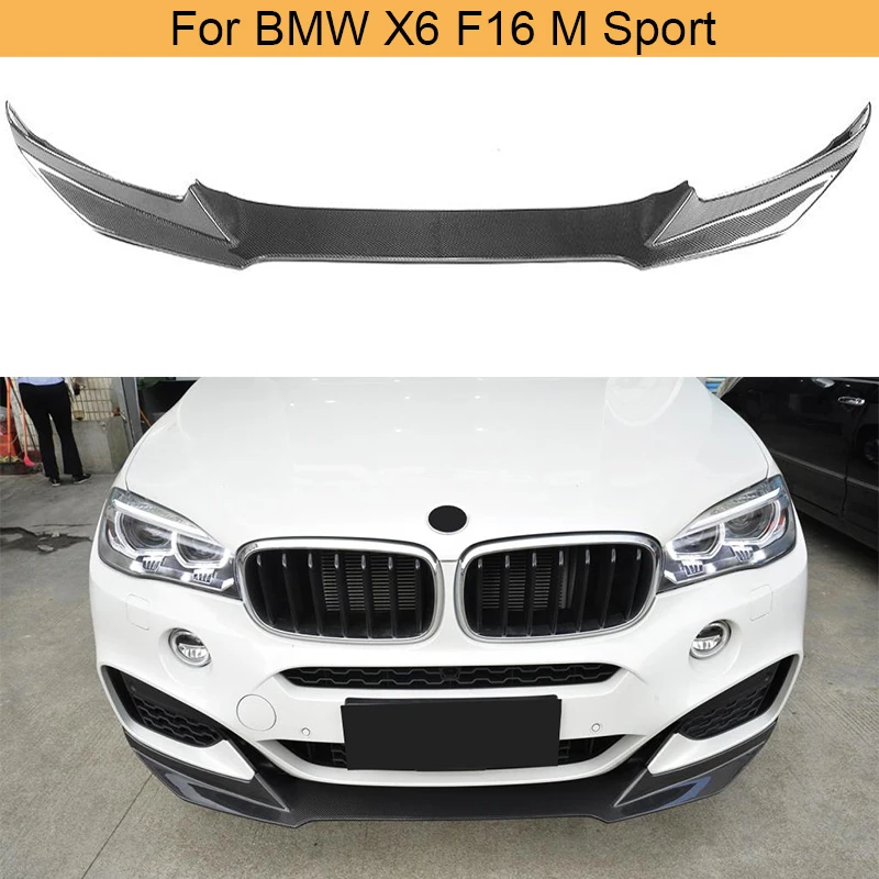 Автомобильный передний бампер спойлер для BMW X6 F16 M спортивные м Tech 4 двери 2015 2018