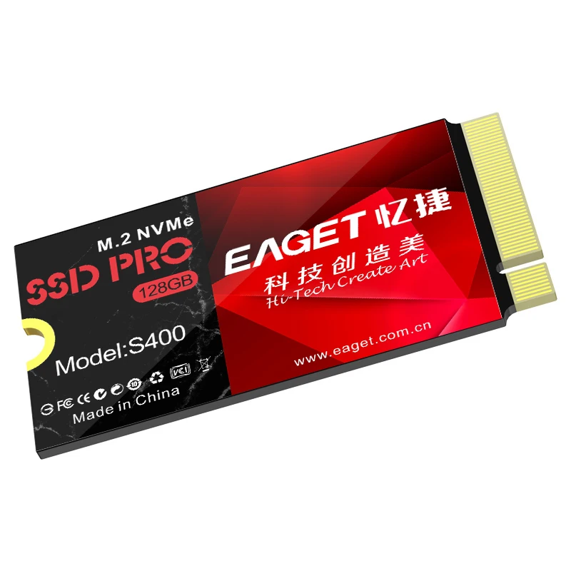 EAGET S400 Solid State Drive SSD M.2 NVME Read Speed 1880MB/s  128G/256G/512G/1TB  Internal Solid State Drive