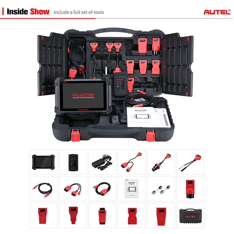 Autel MaxiCOM MK908 OBD2 автомобильный сканер ECU тестер подключения J2534 как Maxisys PRO MS908P OBDII