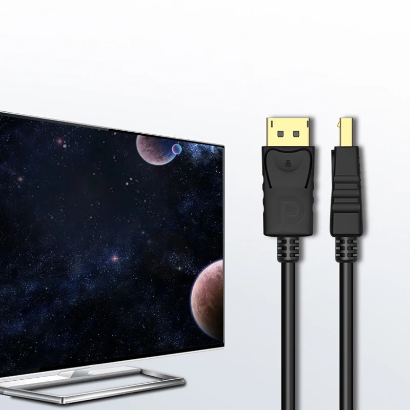 Кабель порта дисплея DP кабель 1 8 м порт для кабеля MacBook Air компьютера ТВ ПК HDTV