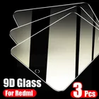 Закаленное стекло с полным покрытием для Xiaomi Redmi Note 9 8 7 5 6 9S Pro Max 8T, Защитная пленка для экрана Redmi 9A 9C 7A 8A 7 8 9, стекло, 3 шт.