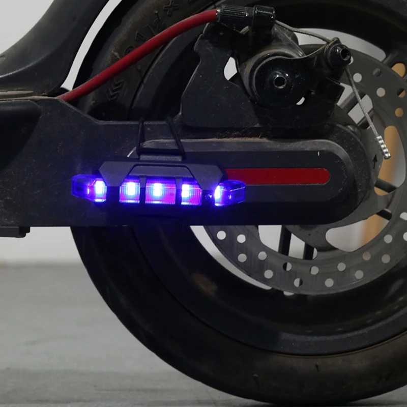 

Novel-Suitable for Xiaomi M365/PRO Scooter Accessories Rear Wheel USB Warning Lights Scooter Warning Lights Colored Lights